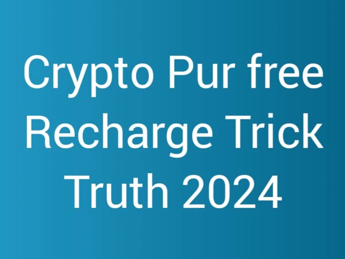 How to do Crypto Pur Recharge