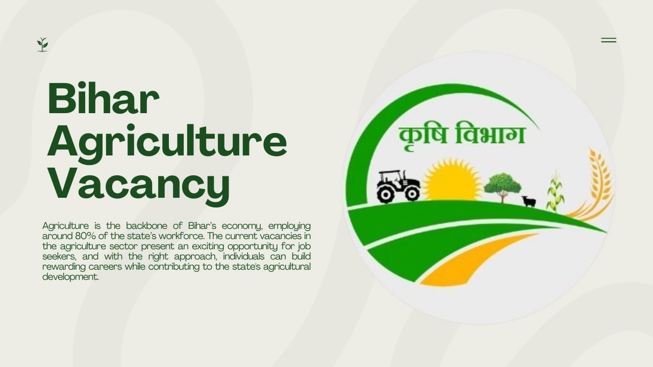 Bihar Agriculture Vacancy: Opportunities in the Agricultural Sector